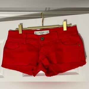 Abercrombie & Fitch Cut Off Denim Shorts